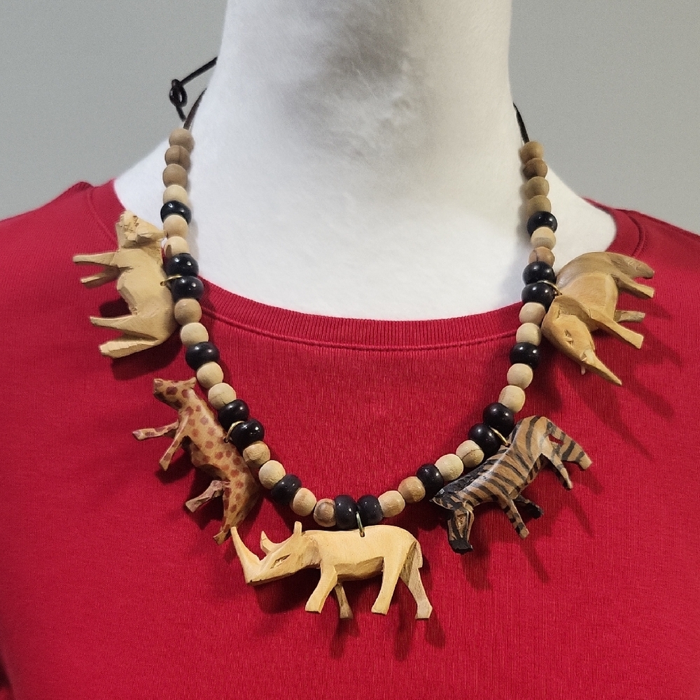 Hand Carved Necklace